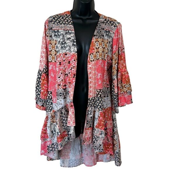 TOLANI Indy Rose Patchwork Kimono - Picture 1 of 10